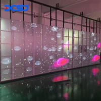DCSJ LED couleur P4 P6 P8 P10 Transparent intérieur LED écran affichage extérieur Grille écran mur écran