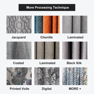 Decoraciones de algodón orgánico para el hogar, tejido cambiable, adecuado para sombrear y cortinas de terciopelo insonorizadas - Product Image 6