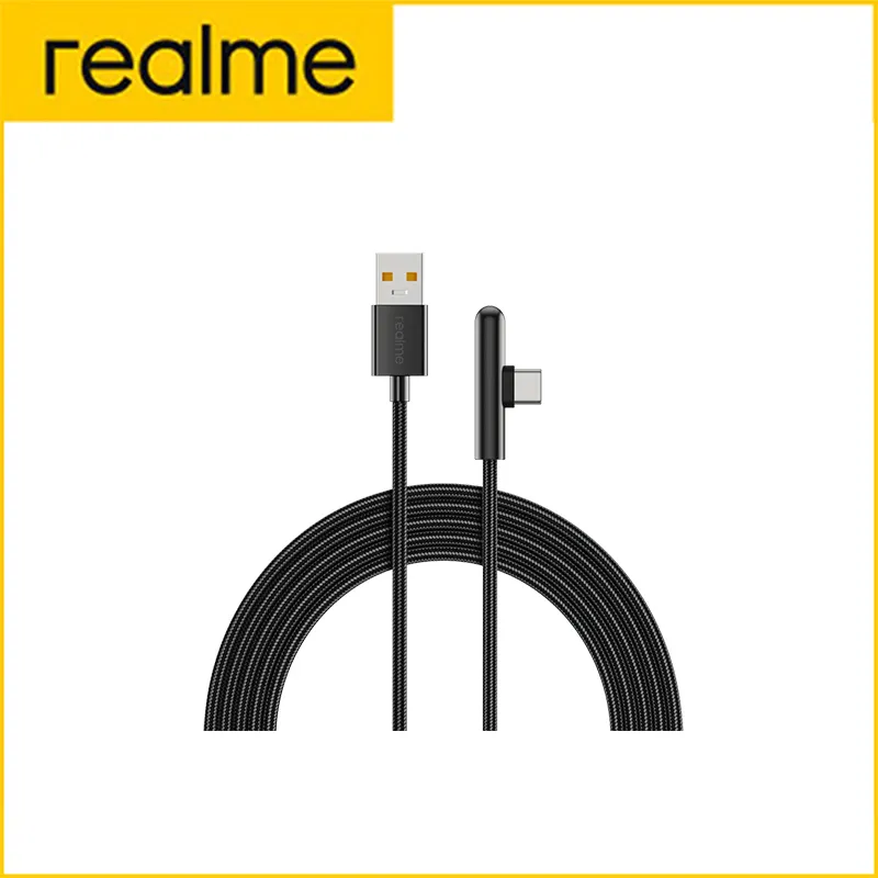 Original Realme Type-C SuperDart Game Cable Charge Cable 65W Super Dart Fast Quick Charge Data Cable Game with Light for GT NEO