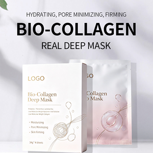 OEM Masque en feuille de <span class=keywords><strong>collagène</strong></span> hydratant, éclaircissant et anti-rides <span class=keywords><strong>pour</strong></span> le <span class=keywords><strong>visage</strong></span>, <span class=keywords><strong>pour</strong></span> tous types de peaux et femmes - Product Image 3