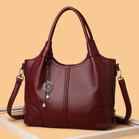 Sacs à main de luxe en cuir PU souple, design tissé uni, style tendance, sacs à bandoulière pour femmes
