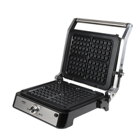 Barbecue électrique portable professionnel avec plaque antiadhésive et support pliable en aluminium pour usage domestique