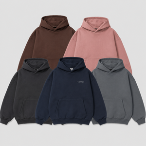 Custom Logo Hoodie Cotton <b>Pullover</b> Solid Color Streetwear Print Design Premium High Quality <b>Men</b> Hoodie - Product Image 1