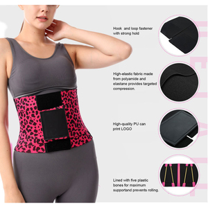 <span class=keywords><strong>Ceinture</strong></span> amincissante sans couture à effet sablier, imprimé léopard <span class=keywords><strong>rouge</strong></span> et jaune, gaine de taille pour le contrôle du ventre, corsets pour femmes, vente chaude - Product Image 6
