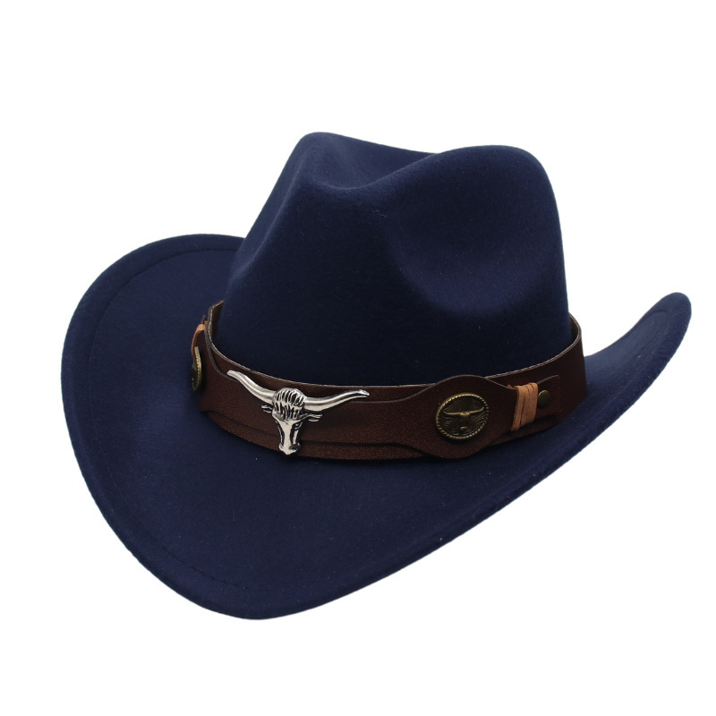 Navy blue (denim brown cow)