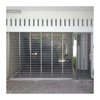 Grille en acier inoxydable Porte enroulable Grille de ventilation Grille de porte à volet roulant