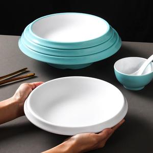 Platos de melamina Xiangyuan, engrosados para servir cangrejos picantes, lonchas de cerdo cocidas en restaurante, sopa de pescado en conserva, y - Product Image 3