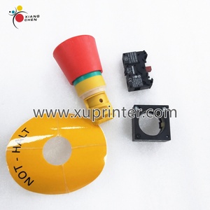 Nouveau bouton d'arrêt d'urgence original WD 3SB3400-0C avec contacts auxiliaires pour pièces d'impression offset Roland - Product Image 4