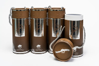 Tubes d'emballage en papier ronds personnalisés de luxe avec ruban de soie pour bougie vin parfum artisanat stockage ou affichage