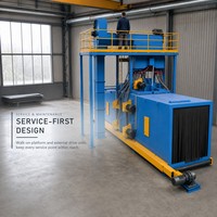Machine de sablage pour pièces de fonderie sous pression en aluminium, machine de sablage pour culasse de moteur