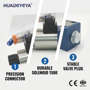 Vanne de commande directionnelle hydraulique 4WE6D62/EG24N9K4, série 3WE 4WE, électrovanne bidirectionnelle, 31,5 MPa, débit 80 L/min, offre spéciale - Product Image 1