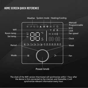 <span class=keywords><strong>Thermostat</strong></span> intelligent WiFi Becasmart BAC-009 Économie d'énergie CVC <span class=keywords><strong>Nest</strong></span> pour villa Salle de bain Centre commercial Hôpital Hôtel - Product Image 6