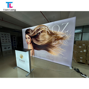 Factory Price Reusable Promotional <b>Advertising</b> Equipment Trade Show Exhibition Stand Modular LED Backlit <b>Lighting</b> <b>Box</b> Stand - Product Image 4
