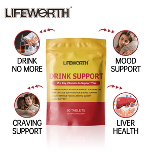 Suplemento de soporte de bebida antialcohol LIFEWORTH con Kudzu Milk Thistle Holy Basil - Product Image 5