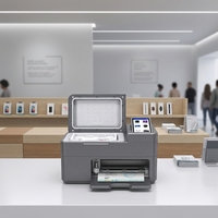 Machine de découpe et d'application de films M40, découpeuse de protecteurs d'écran, polymérisation UV, collage sous vide, traceur de données cloud 65000+ pour les magasins de téléphonie