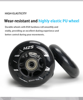 Patins à roulettes urbains de luxe pour adultes BLUE Wheels, roues en aluminium, châssis en polypropylène PP, unisexe