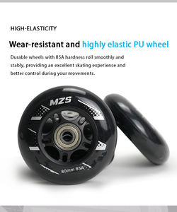 Pattini a Rotelle Unisex con Ruote in <span class=keywords><strong>Argento</strong></span>, Telaio in Alluminio e Guscio in Polipropilene PP, per Sport Urbani di Lusso all'Aperto - Product Image 2