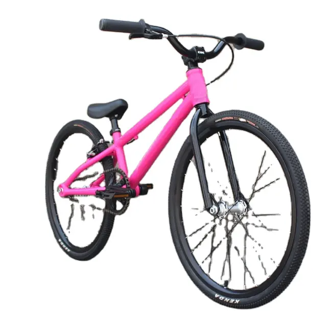 20 "Hochwertige rosa Farbe High Carbon Stahlrahmen und faden lose Gabel OEM Mini BMX