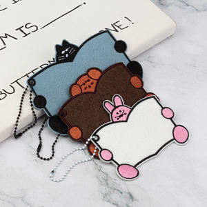 Parche Bordado de Moda, Suministro Directo de Fábrica, Parche Bonito de Dibujos Animados, Parche de Fieltro Coreano, Colgante para Llavero - Product Image 1