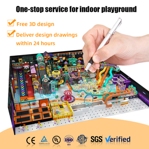 One Stop Customization Service Large-Scale Kids Play Structures Commercial Indoor Playground With Interactive Zones - Product Image 2
