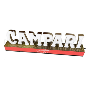 Custom Acrylic Plexiglass Illuminated LED Wall <strong>Sign</strong> <strong>Neon</strong> <strong>Sign</strong> Indoor <strong>Sign</strong> for Campari Liquor Vodka Beverage <strong>Beer</strong> bar Lounge - Product Image 6