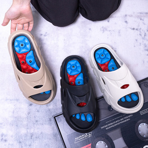 รองเท้าแตะนวดกดจุดสำหรับผู้ชาย รุ่นใหม่ประจำปี 2026 สำหรับฤดูร้อน สวมใส่สบายๆ สำหรับกิจกรรมกลางแจ้ง ดูแลสุขภาพ รองเท้ารีเฟล็กโซโลยี - Product Image 4