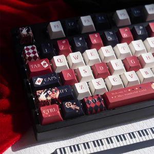 Retro Alice Keycap 138 Keys Theme Keycaps <strong>Cool</strong> Custom PBT Cherry Keycap Sublimation for MX Switches Mechanical <strong>Keyboard</strong> <strong>Cap</strong> - Product Image 5