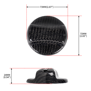 Pour <span class=keywords><strong>BMW</strong></span> G02 G05 G06 G07 G15 G16 G20 G21 G22 G23 G26 G28 G29 G30 G31 G32 G38 G80 <span class=keywords><strong>Bouchon</strong></span> de réservoir de carburant en fibre de carbone <span class=keywords><strong>Bouchon</strong></span> de remplissage d'huile - Product Image 2