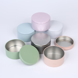 Tùy Chỉnh Giáng Sinh Bán Buôn Sang Trọng Vòng Kim Loại Hộp Nến 2Oz <span class=keywords><strong>3Oz</strong></span> 4Oz 6Oz Rỗng Container Nến Lọ Có Nắp Đậy - Product Image 1