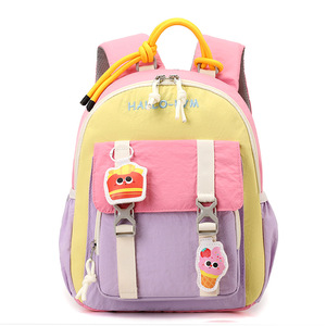 Kids Snack <b>Backpack</b> for 3-6 Years Old Outdoor Travel Cute Cartoon Car Design Lightweight Mesh <b>Children's</b> Bookbag Unisex 20-35L - Product Image 6