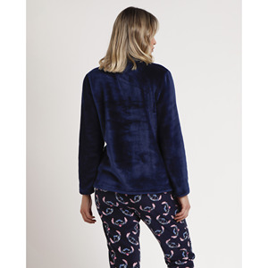 Ensemble de pyjama pour femmes Disney à manches longues, visages de Stitch, respirant, élasthanne, taille élastique, divers animaux, dinosaures pour vêtements de maison - Product Image 3