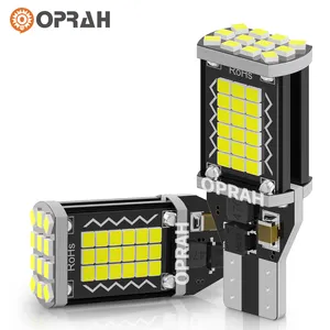 Oprah Auto-LED-Glanzlampen T15 2016 48smd 912 W5w automatisches Rundsignal rückwärts Backup Bremse Canbus fehlerfreie Lampe 12v