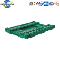 Caisse agricole de qualité commerciale 600x400x140mm-Système de nid de pile perforé pour le stockage des fruits