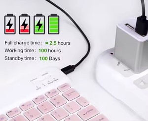 Wholesale Prices Colorful RGB Backlight Blue Tooth <strong>Mouse</strong> and Wireless Keyboard Combo <strong>for</strong> <strong>Tablet</strong> - Product Image 4