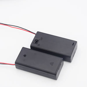 En Plastique Durable 2AA 3V Support De Batterie Boîtier Avec Interrupteur MARCHE/ARRÊT et 150mm Fils - Product Image 5
