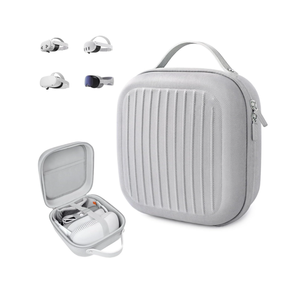 Étui de transport rigide en EVA pour Meta <span class=keywords><strong>Quest</strong></span> 2 3 3S <span class=keywords><strong>Vision</strong></span> Pro, antichoc, anti-poussière, sac de rangement pour casque VR, boîte de voyage - Product Image 3