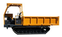 Hochwertiger 1,8-Tonnen-Kippanhänger Hydraulische Maschinen Mini-Raupenlader Muldenkipper