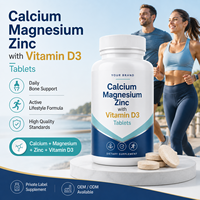 Comprimés de Calcium, Magnésium, D3, Glucosamine et Chondroïtine – Complément Alimentaire pour le Soutien des Os et des Articulations – Bien-être – Marque Privée OEM