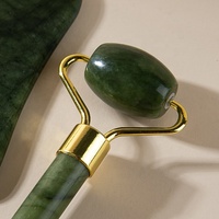 Outils de soins de la peau du visage masseur de visage Xiuyan ensemble de rouleaux de Jade rouleau de Jade personnalisé et Gua Sha pour réduire les poches améliorer les rides
