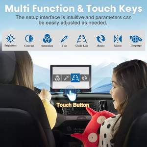 Arabalar Van SUV kamyon için 7 "dokunmatik anahtar geri görüş kamerası-<span class=keywords><strong>1080P</strong></span> HD gerçek zamanlı görüntü su geçirmez - Product Image 3