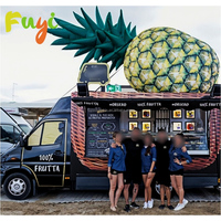 Modelo de piña inflable gigante de Venta caliente para publicidad