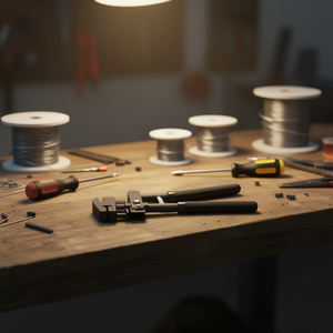 Alicates 215 B con mandíbula ajustable y mecanismo de resorte para trabajos de corte y crimpado de cables - Product Image 3