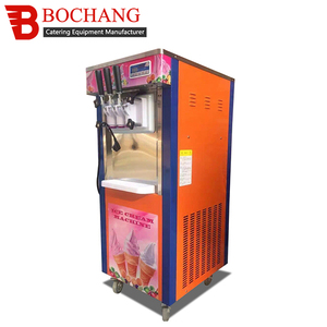 Máy làm kem 3 hương vị mềm phục vụ Thương mại Máy làm kem <span class=keywords><strong>OEM</strong></span>/ODM thấp moq - Product Image 2