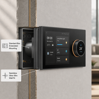 Panneau de commande intelligent Tuya 4 6 8 10 12 pouces à écran tactile mural, passerelle WiFi Zigbee BLE, 2 relais, RJ45 LAN, CE RoHS, usine OEM avec 17 ans d'expérience