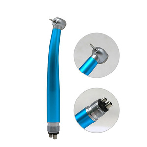 Kleurrijke hogesnelheids tandheelkundige handstukken met enkele spray, 2-gats ontwerp voor tandheelkundige restauratie, kroon- en brugprocedures - Product Image 6