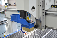 Router CNC ATC de 9KW 1300x2500mm, Máquina CNC de 3 Ejes con Control Syntec 60WE, Mesa de Vacío para Producción de Muebles de Madera
