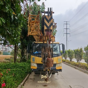 55T Used Mobile Truck <b>Crane</b> Good Working Condition Cheap Price on Sale with <b>Engine</b> Pump Motor - Product Image 2