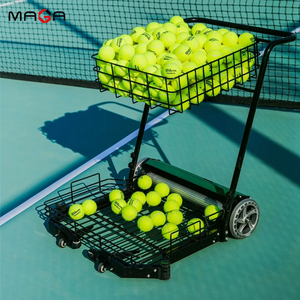 Raccoglitore Automatico di Palline da Tennis Grande Capacità 290 Palline - Carrello da Tennis Pieghevole, Portatile e Anti-Umidità - Product Image 5