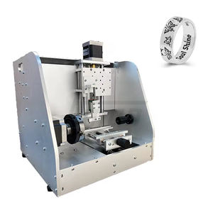Máquina de Grabado de Joyería CNC Pequeña AM30 con Motor de Ahorro de Energía para Grabado de Placas de Identificación y Anillos Interiores - Product Image 1