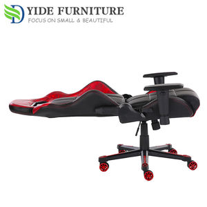 Chaise de jeu moderne 2026 en PU rouge pour ordinateur - Product Image 6